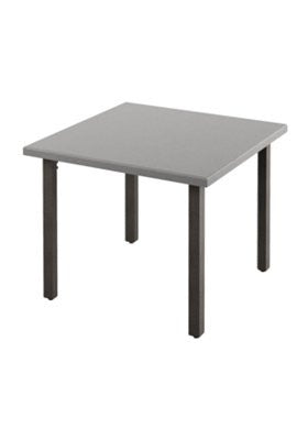 Tropitone Matrix 42" Square, KD ADA Dining Table, Umbrella Hole