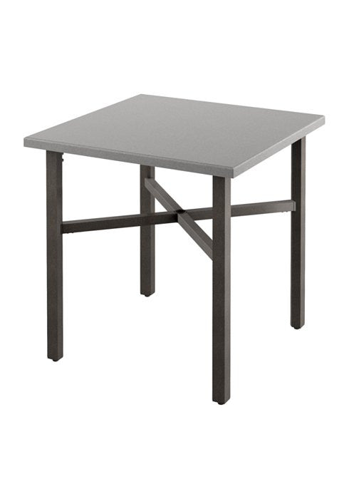 Tropitone Matrix 36" Square, KD Bar Table, Umbrella Hole