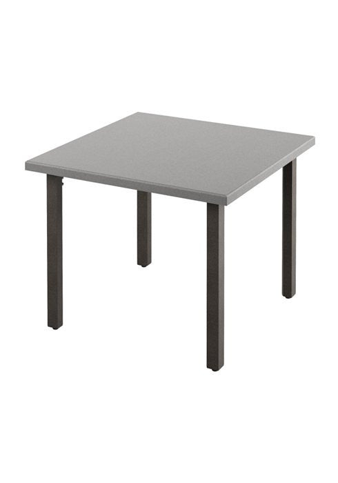 Tropitone Matrix 42" Square, KD Dining Table, Umbrella Hole