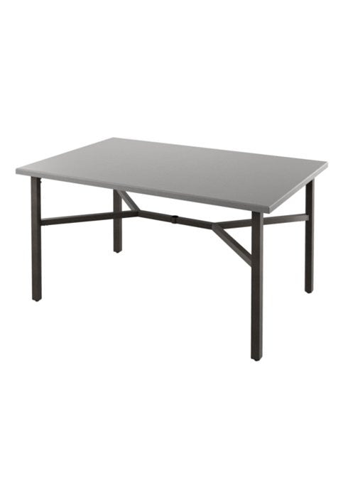 Tropitone Matrix 64" 36" Rectangular, KD Counter Umbrella Table