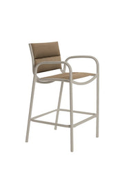 Tropitone Millennia Padded Sling Stationary Bar Stool