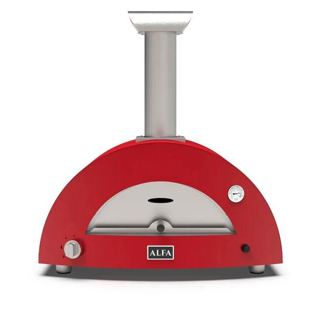 Alfa Forni Moderno 2 Pizze Gas Ruby Red Oven
