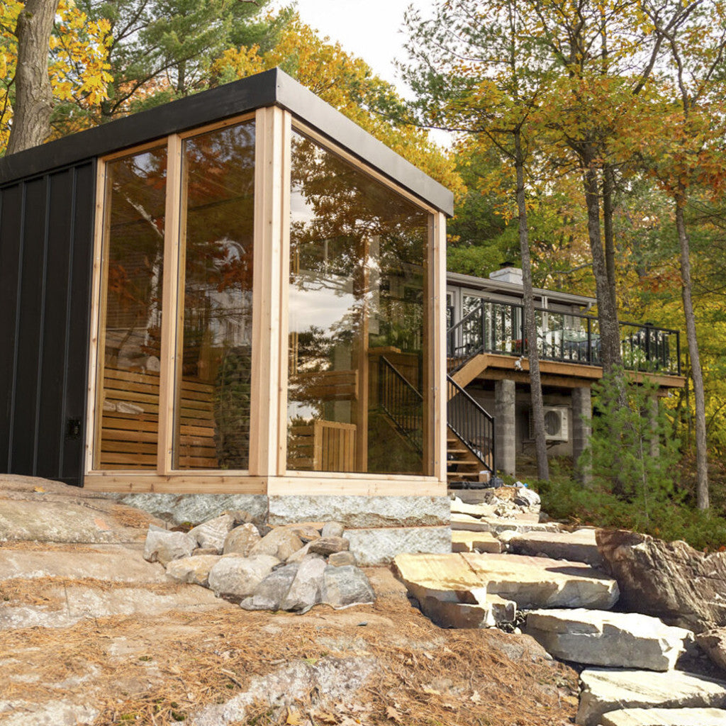 Pure Cube Orion Sauna - Clear Red Cedar