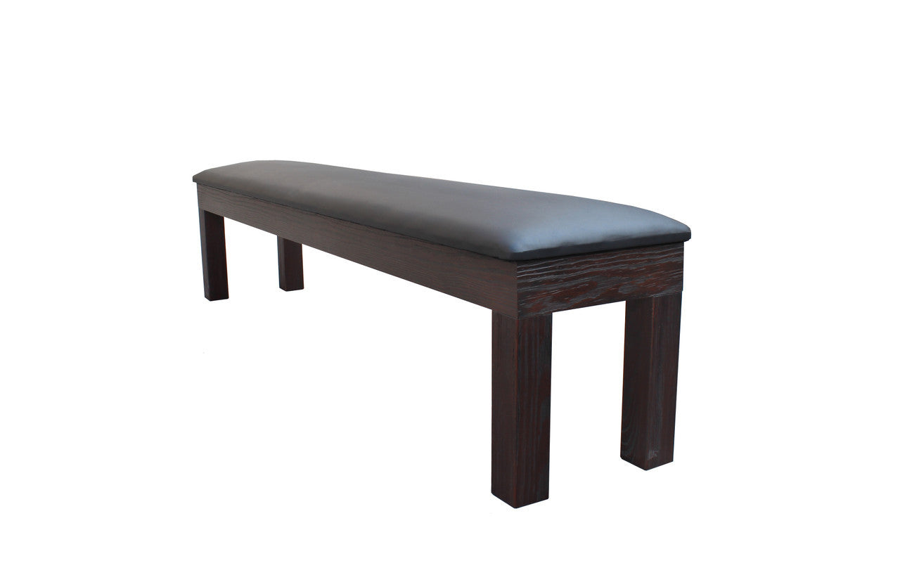 Plank & Hide Bench w/storage (Otis)