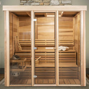 Pure Cube Indoor Sauna - Clear Red Cedar