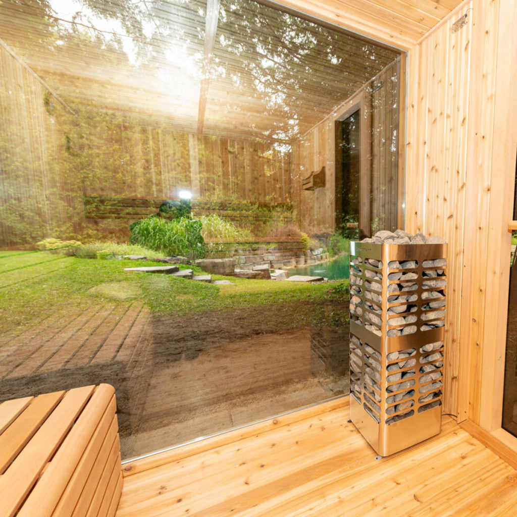 Pure Cube Neptune Sauna - Clear Red Cedar