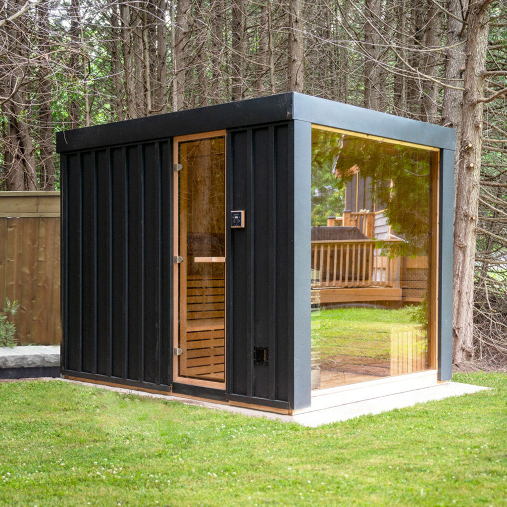 Pure Cube Neptune Sauna - Clear Red Cedar
