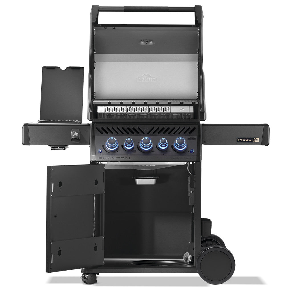 Napoleon Rogue PRO-S 425 LP Gas Grill with Infrared Side and Rear Burners Black