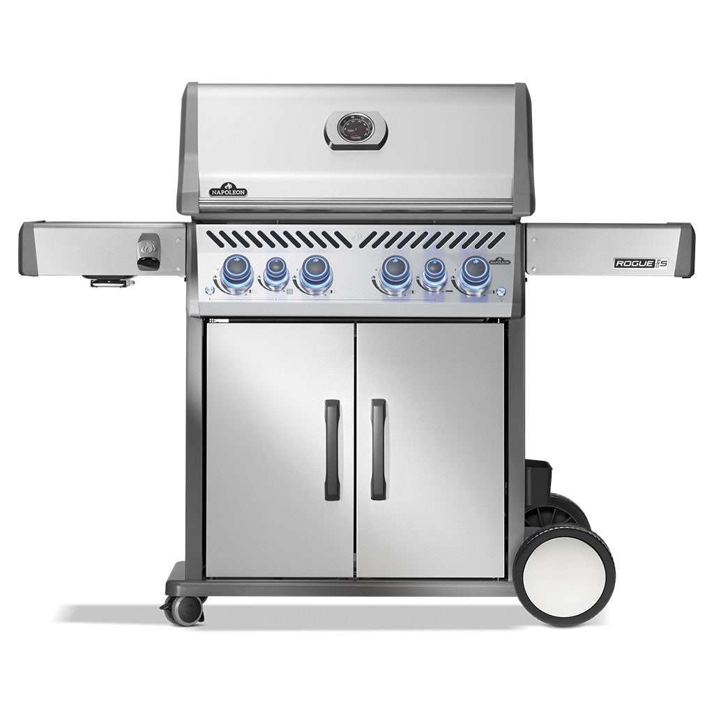 Napoleon Rogue PRO-S 525 Propane Gas Grill with Infrared Side and Rear Burners