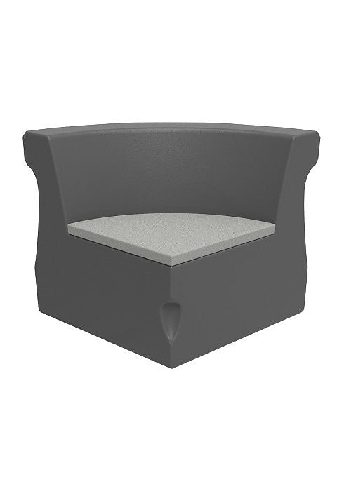 Tropitone Radius Curved Corner Module with Seat Pad