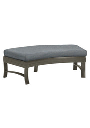 Tropitone Corsica Cushion Crescent Ottoman Bench 49 x 26