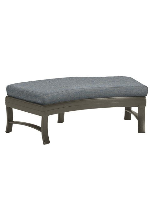Tropitone Corsica Cushion Crescent Ottoman Bench 49 x 26