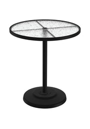 Tropitone Acrylic 36" Round Umbrella Bar Table