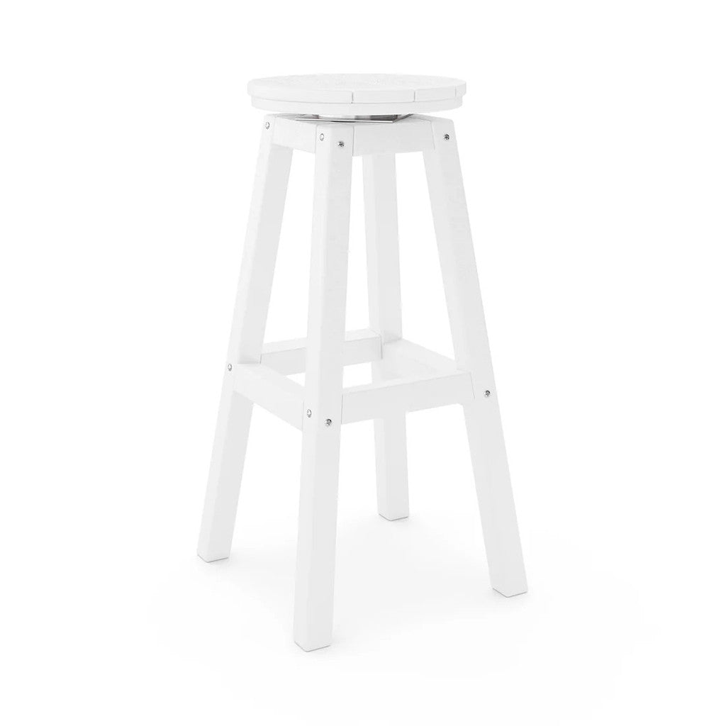 SoPoly 14" Round Counter Stool w/Swivel