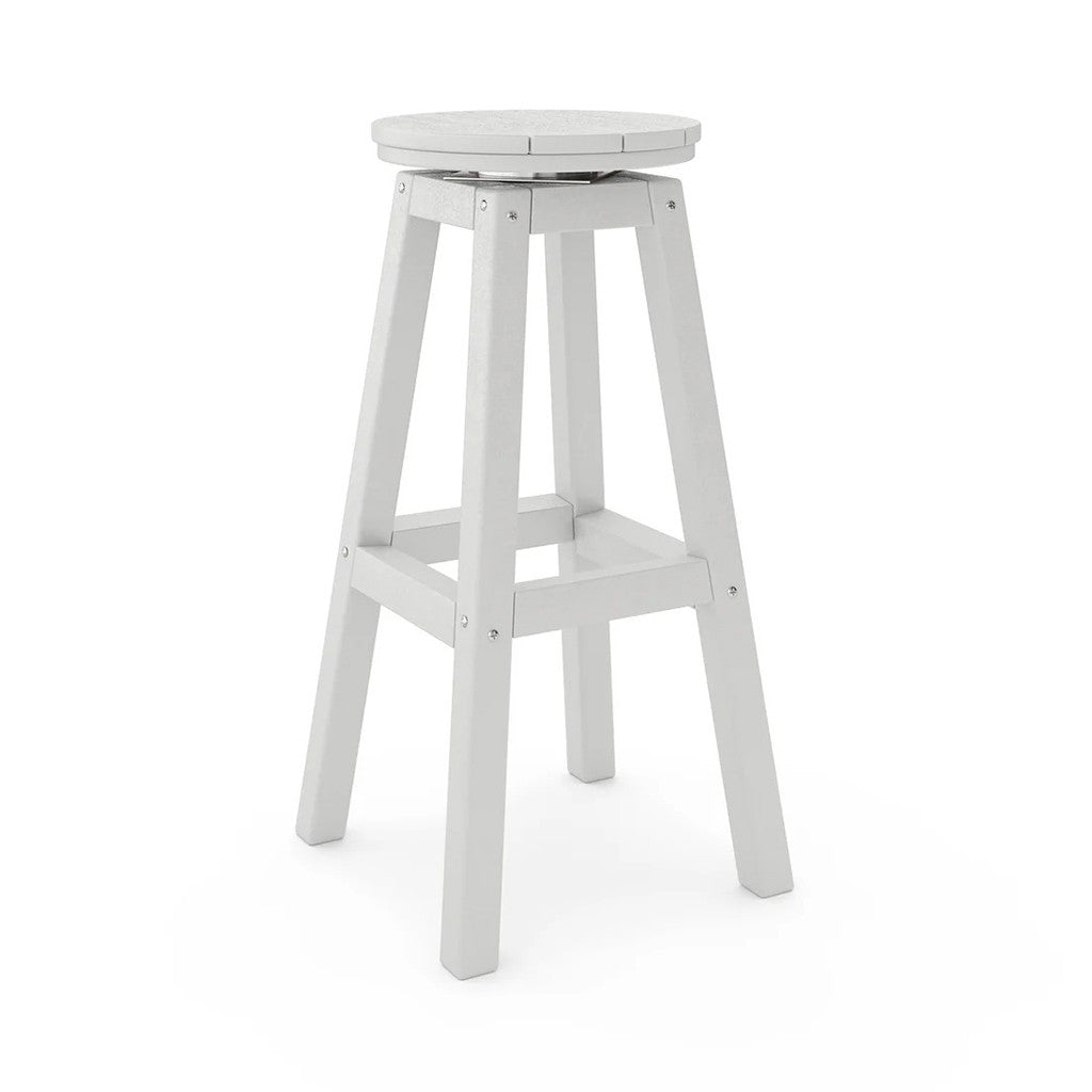 SoPoly 14" Round Counter Stool w/Swivel