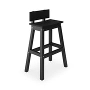SoPoly Saddle Bar Stool w/ Back