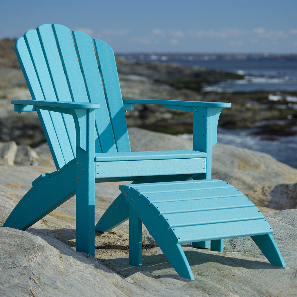 Seaside Casual Coastline Harbor View Foot Stool