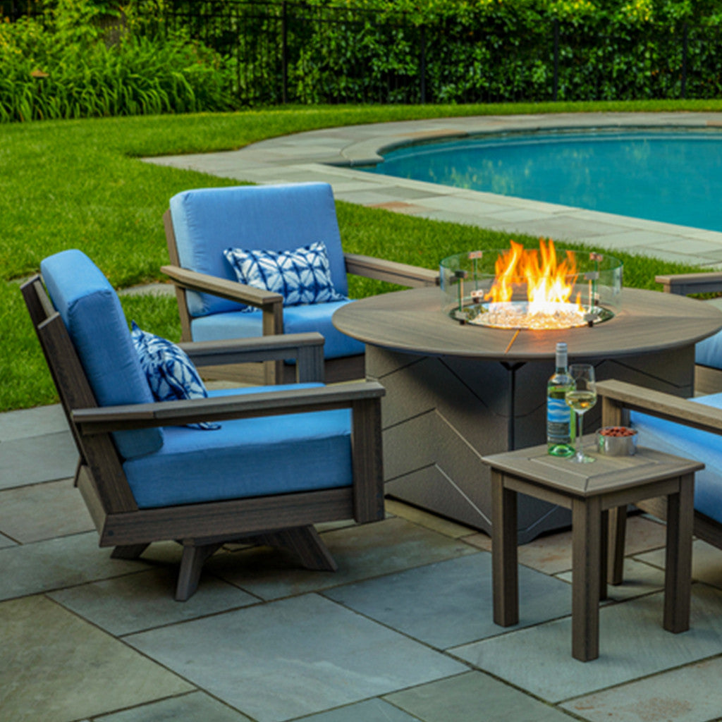 Seaside Casual DEX Swivel Lounge Chair