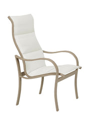Tropitone Shoreline Padded Sling High Back Dining Chair