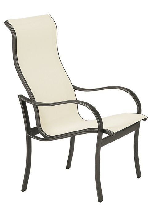 Tropitone Shoreline Sling High Back Dining Chair