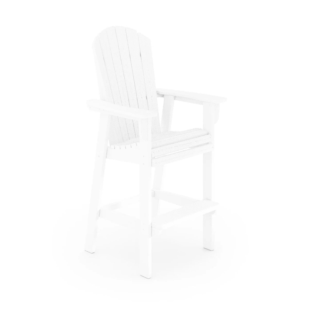 SoPoly St Simons Fan Back Bar Chair