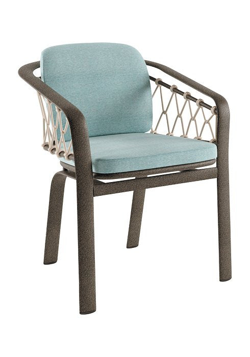Tropitone Trelon Rope Stacking Dining Chair