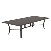 Tropitone Banchetto 108" x 48" Rectangular KD Dining Umbrella Table