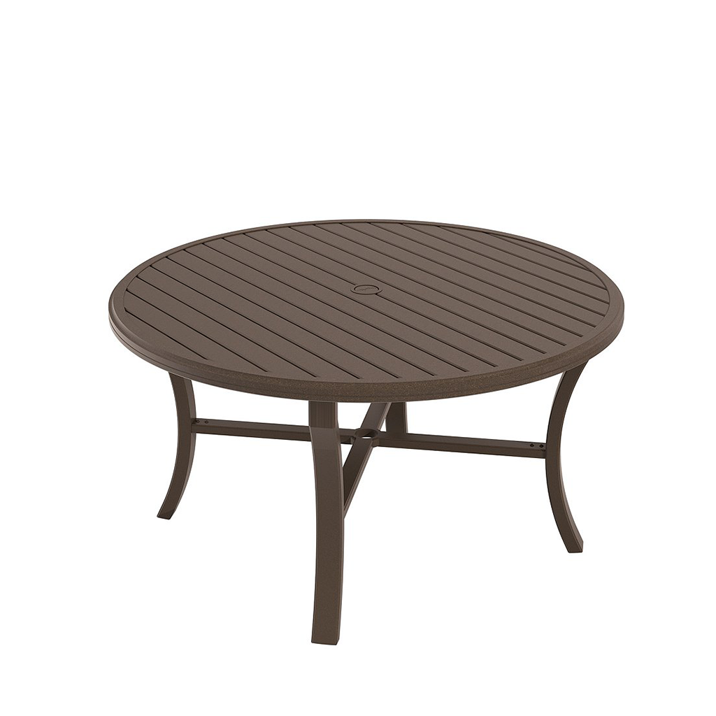 Tropitone Banchetto 42" Round Chat Umbrella Table