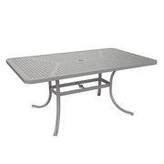 Tropitone Boulevard 66" x 40" Rectangular Umbrella Dining Table