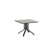 Tropitone Horizon Solid 30" x 24" Rectangular KD Pedestal Dining Table