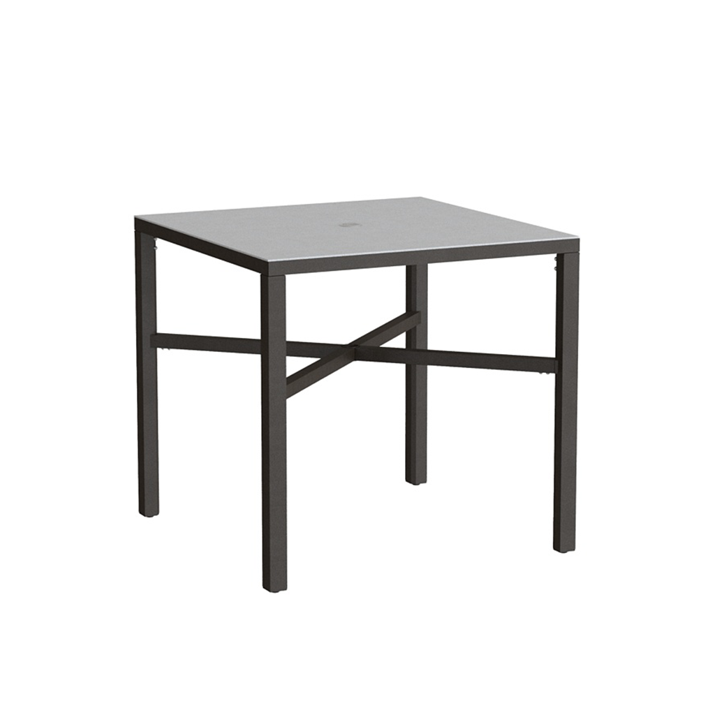 Tropitone Parson Solid Top, 37" Square Counter Umbrella Table