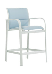 Tropitone Twist Padded Sling Stationary Bar Stool