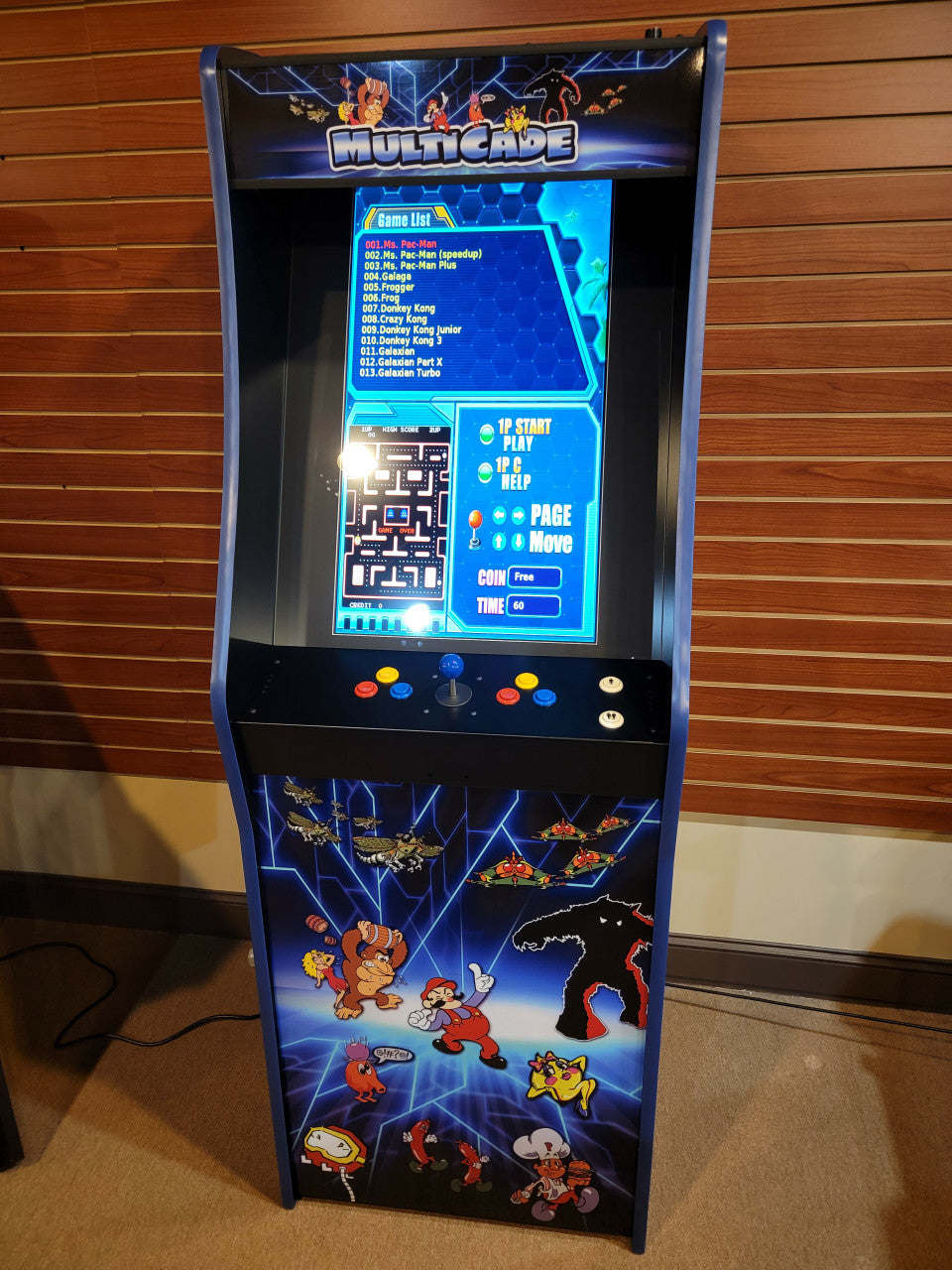 Upright Arcade Game 1 Player with 20″ Monitor
