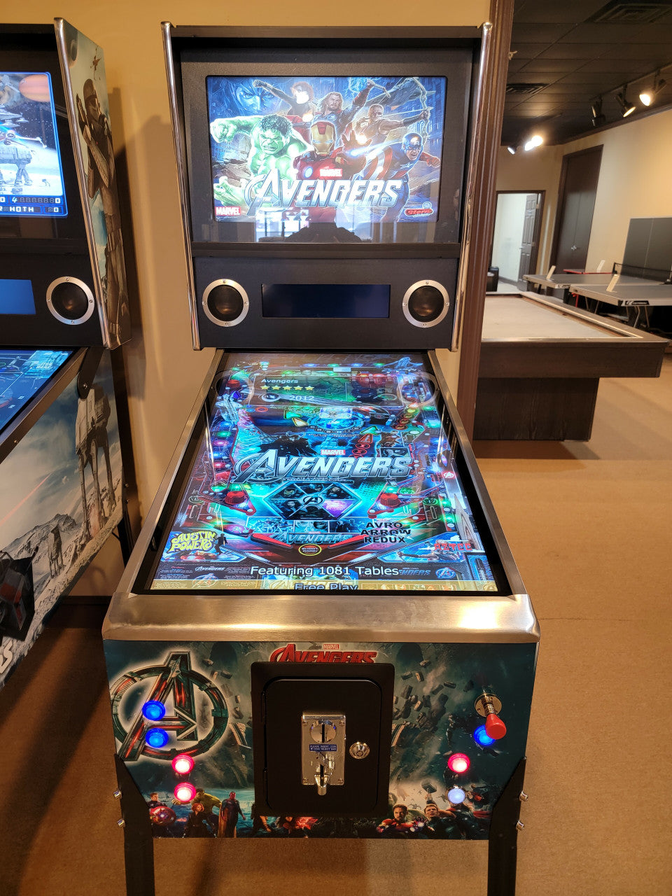 Virtual Pinball Machine in Atlanta Georgia