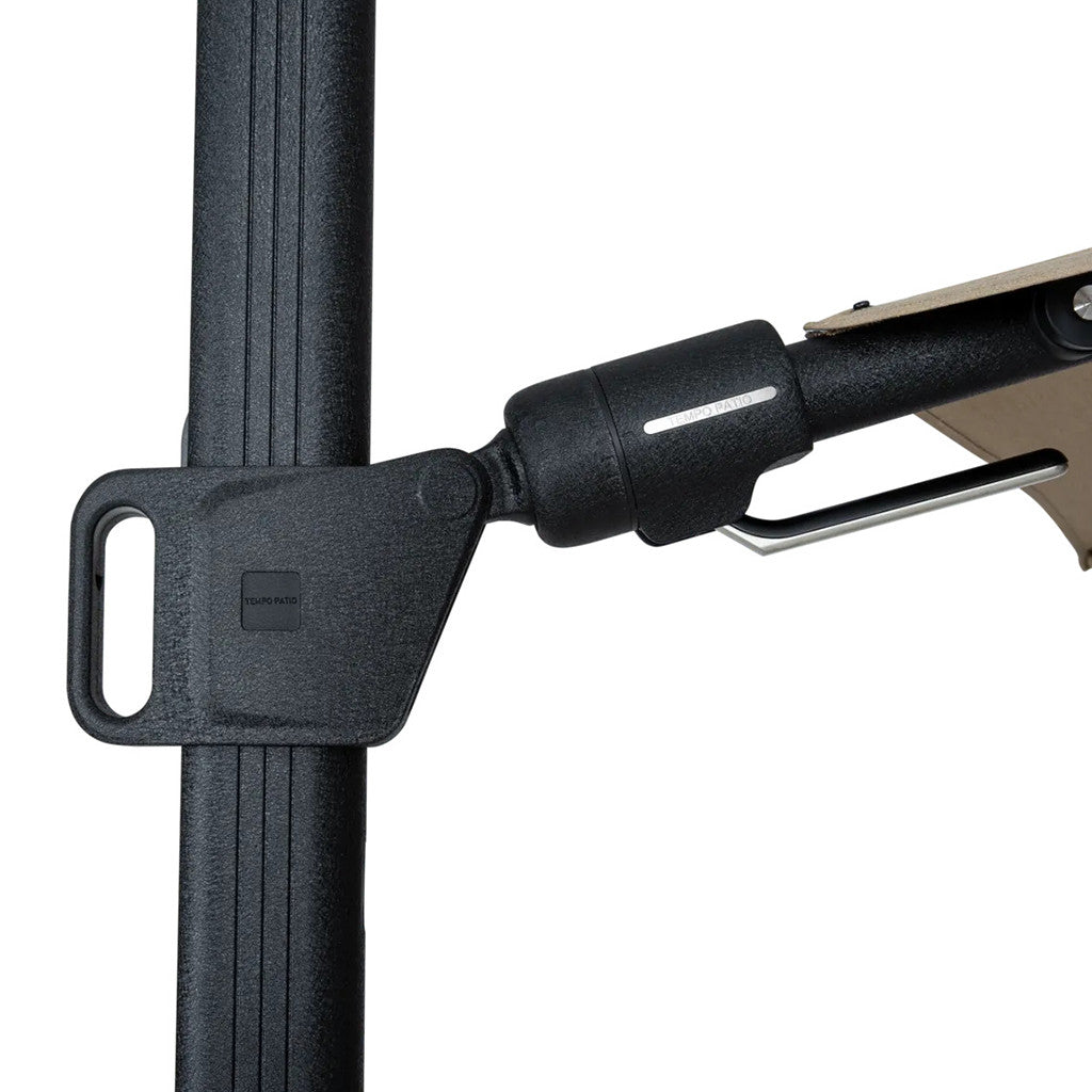 Tempo Zurich 11FT w/ Aurora Lighting Cantilever Umbrella